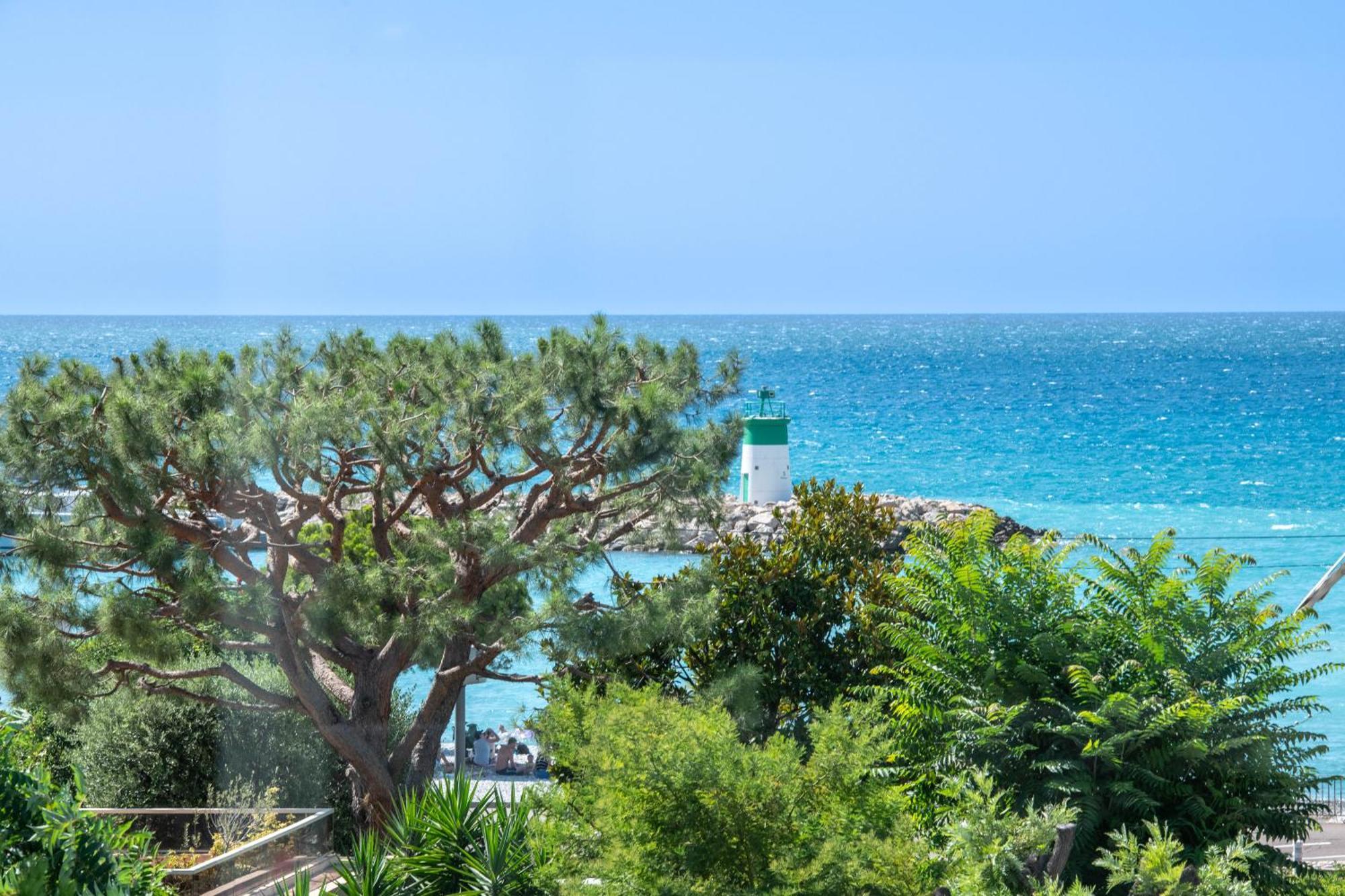 Residence Mediterranee - Beachfront - Sun And Seaview - Pool - Private Parking Cagnes-sur-Mer Esterno foto